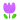 A purple pixel tulip