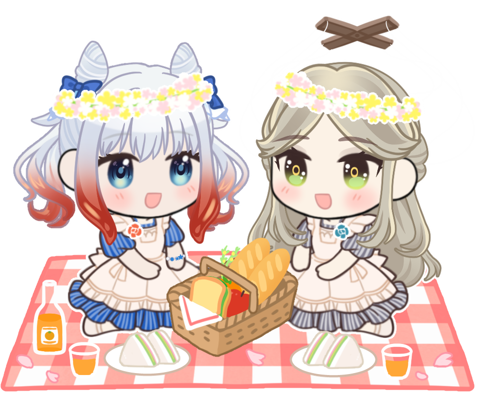 Razaldia and Su having a picnic